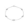 pulsera plata forcet + ovales
