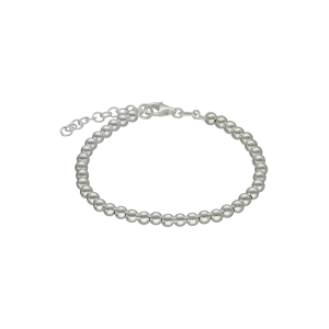 pulsera plata bolitas hilo interno de plata