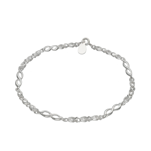 pulsera plata infinitos