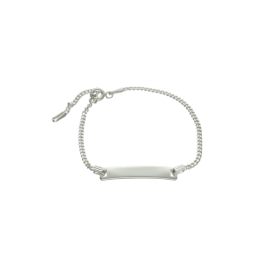 pulsera plata identidad bebé