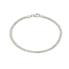 pulsera plata trenza serpentina