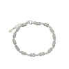pulsera plata cubics