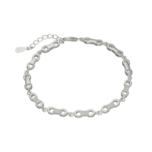 pulsera plata eslabones gucci