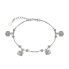 pulsera plata cubos con cubics