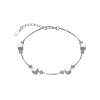 pulsera plata veneziana con cubos