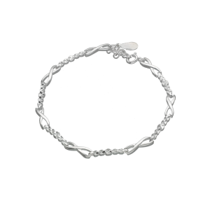 pulsera plata infinitos