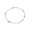 pulsera plata coreana canutos