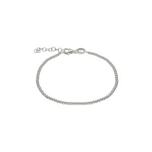 pulsera plata bolitas hilo interno de plata