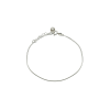 pulsera plata tobillera cadena topo + dije