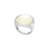 Anillo piedra redonda Nacar