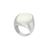 Anillo piedra oval Nacar