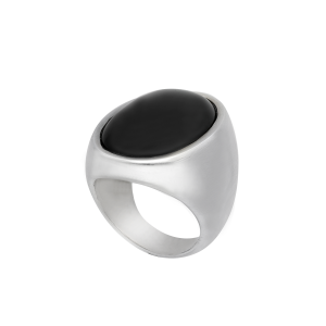 Anillo piedra oval Onix