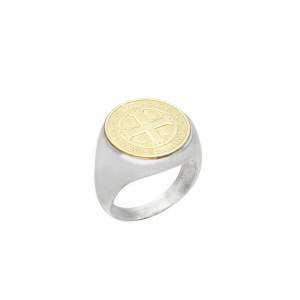 Anillo San Benito grande mesada 16mm duble.