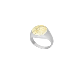 Anillo virgen niña duble mesada