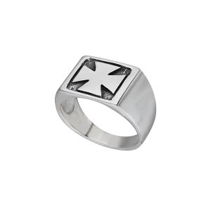 Anillo cruz malta