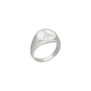 Anillo simbolo paz