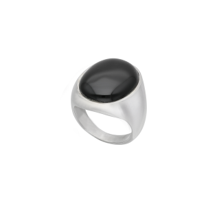 Anillo piedra oval Onix