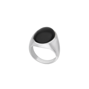 Anillo piedra oval Onix