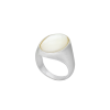 Anillo piedra oval Nacar