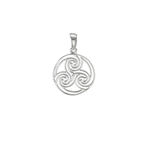 dije plata calado con espirales