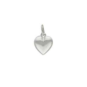 dije plata corazón inflado