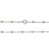 cadena plata collar bolita 1x1