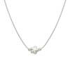 fantasía plata collar snake estrella pasante