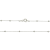 cadena plata forcet 0.25 bolitas 2mm