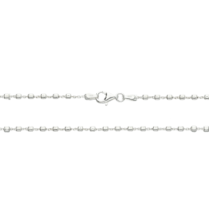 cadena plata forcet35 + cubo 2.5mm