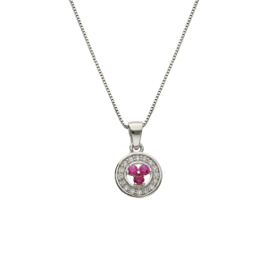 conjunto plata circulo cubics +piedra