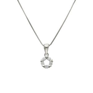 conjunto plata pentagono con cubics