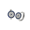 aro circulo con cubics azul y blanco