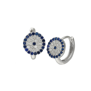 aro circulo con cubics azul y blanco