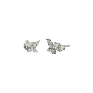 aro mini mariposa con piedras