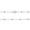 cadena plata margarita 0.20 bolitas 3mm