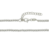 cadena plata collar bolitas 3mm