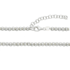 cadena plata collar bolitas 4mm