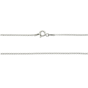 cadena plata rolo 000 extra small