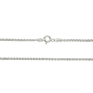 cadena plata spiga45