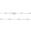 cadena plata venez15 bolitas 2.5mm