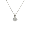 conjunto plata piedra cubics