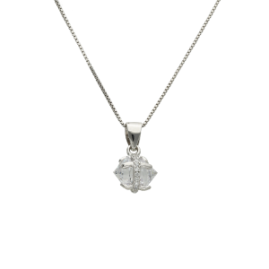 conjunto plata piedra cubics