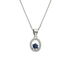 conjunto plata circulo piedra