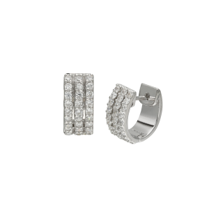 aro oval tres filas de cubics