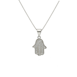 conjunto plata mano de fatima