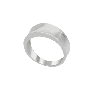 Anillo cinta concavo mediano