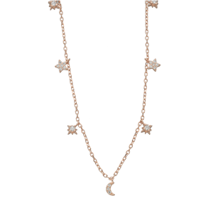 Fantasia Forcet Rose Dijes Estrellas y Lunas