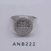 Anillo Sello San Benito Mini Plata