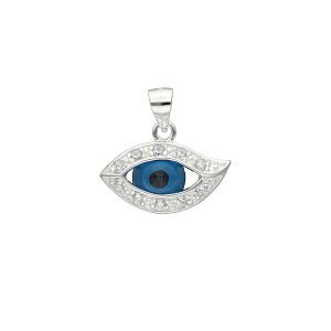 Dije ag ojito azul mas cubic