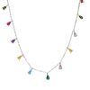 Collar ag multicolor cubic engarce grifa